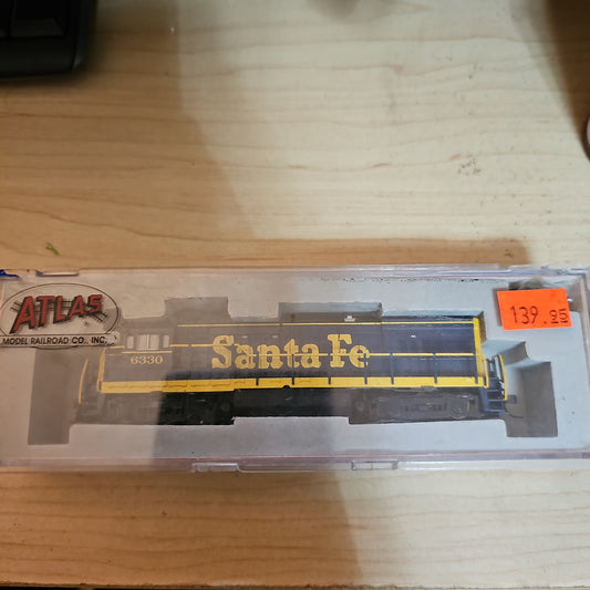 Atlas U23B Santa Fe #6330 DCC Equipped